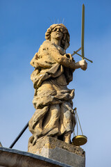 Exterior Sculpture on the Guildhall in Worcester, UK