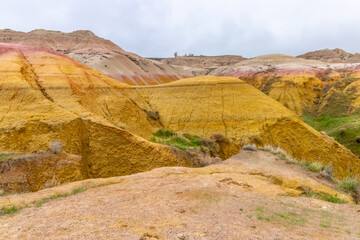Obraz premium Colorful hills in Badlands National Park. 