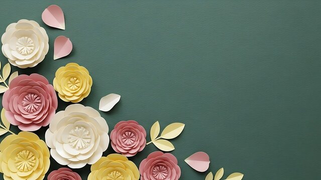 Spring's Paper Craft background, Paper Petals & Pink Dreams background, A Special Announcement, Sweetest Moments - Powered by Adobe