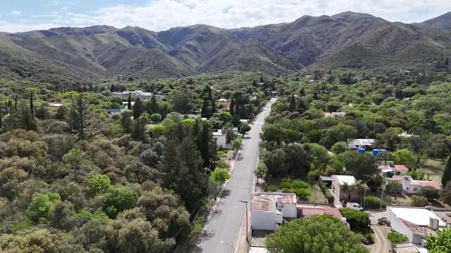 Vista aer&eacute;a de Los Cocos, C&oacute;rdoba