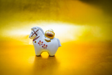 午年のお正月素材（年賀状素材）