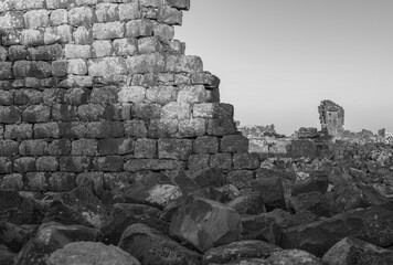 Umm Al-Jimal UNESCO Ruins: Ancient Black Basalt Architecture in Jordan's Desert