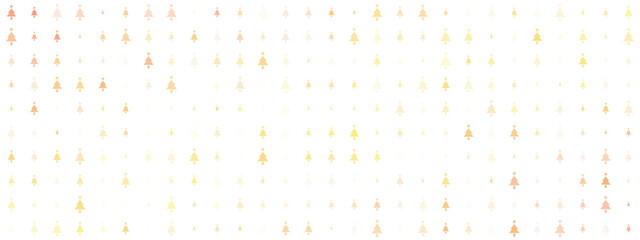 Abstract pattern of glowing golden Christmas trees and stars on a dark background, creating a festive and elegant holiday season digital backdrop for celebrations.