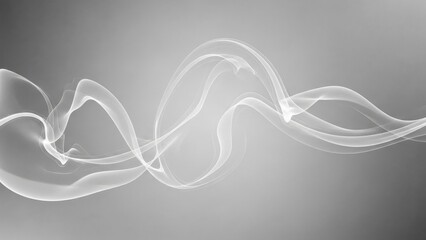 Light Smoke Swirl Gradient with Subtle Grain Texture for Backgrounds