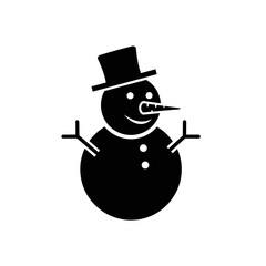 snowman with hat