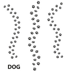 Dog Paw Print Silhouette Icon – Animal Footprint Vector for Web and App UI,Dog Paw Print Minimal Silhouette Symbol