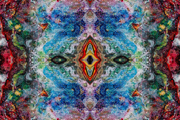 Sfondo astratto con colori vivaci per settore tessile 