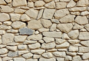 Obraz premium Ancient, rough-hewn stone wall, textured surface, weathered appearance, detail, texture