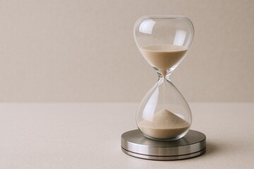 Hourglass Sand Timer: Symbolizing Time Management, Deadlines, Productivity, and the Passage of Time