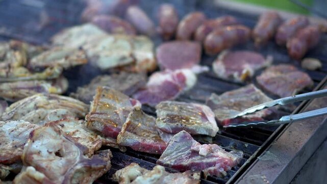 Carnes Asadas en pariila con cheff 