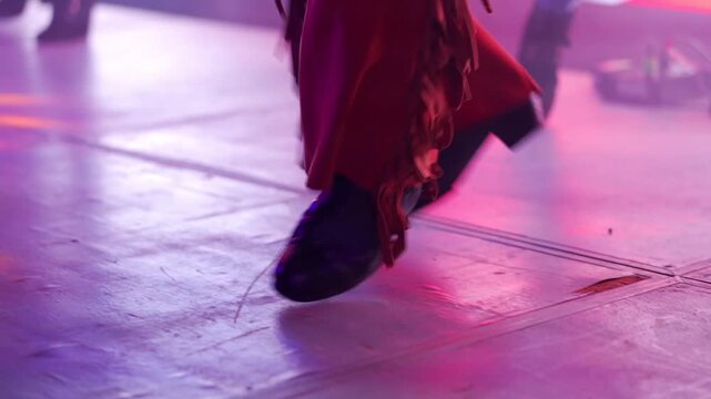 Bailarines Texas botas Celebracion 4 de Julio, USA Estados Unidos de America  