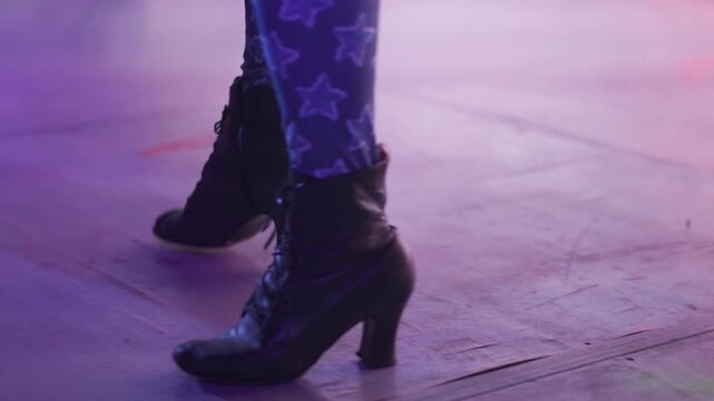 Bailarines Texas botas Celebracion 4 de Julio, USA Estados Unidos de America  