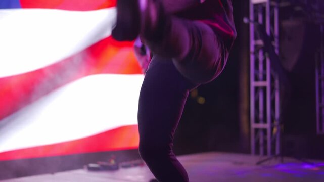 Bailarines Texas botas Celebracion 4 de Julio, USA Estados Unidos de America  