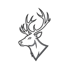 deer head silhouette