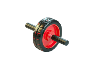 Ab Wheel Isolated on White Background