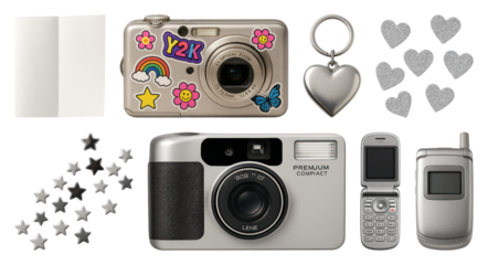 Retro gadgets with nostalgic charm