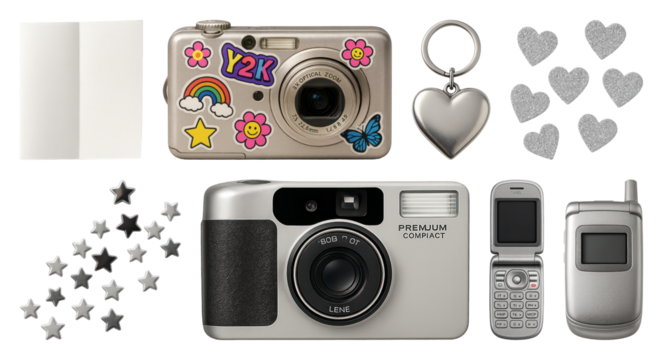Retro gadgets with nostalgic charm - Powered by Adobe