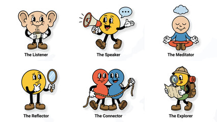 Cute Cartoon Animal Characters for Kids Education and Entertainment