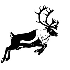 deer silhouette vector