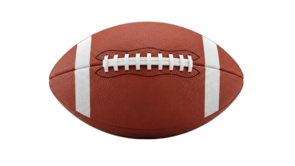 American Football Isolated on White Background