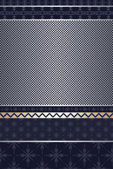 Tribal black and white fabric texture