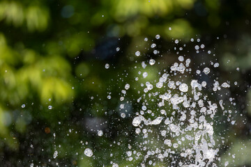 水素材　水しぶき
