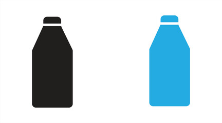 bottle icon, eps 10, vector illustration