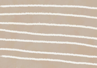 クレヨンタッチのストライプ背景（ベージュ・ブラウン系）