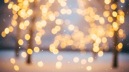 golden bokeh background