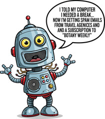 funny cartoon android