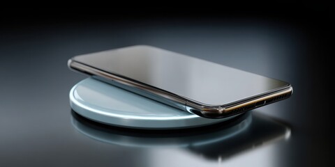 Smartphone on wireless charging