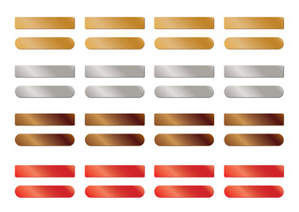 CTAボタンメタリック