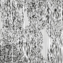 Adobe Illustrator Artwork with noisy stripes and vertical distortions