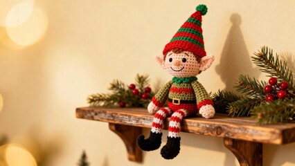 Elf On The Shelf Holiday Crochet