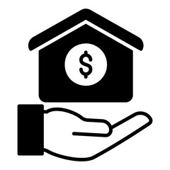 Mortgage icon for home ownership credit