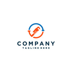 Plumbing logo design template