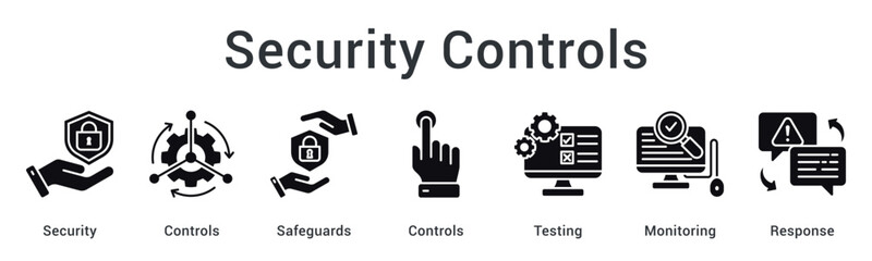 Fototapeta premium Security controls implementing safeguards with rigorous testing and continuous monitoring for effective response.