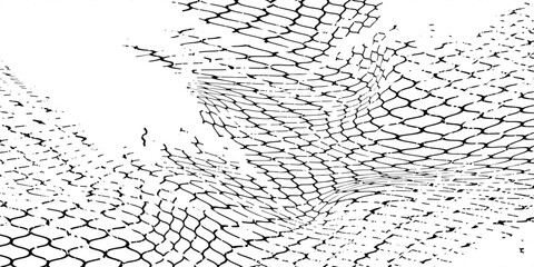Mesh texture for fishing nets. Grunge pattern for sportswear or soccer goal, volleyball net, basketball hoop, hockey, athletics. Mesh background modern. eps 10 © fathor