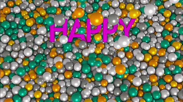 Colorful animated birthday opener with bold shapes, playful motion, and a festive funky style perfect for celebration videos.