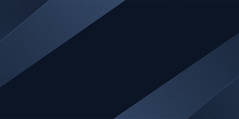 Obraz premium Modern black dark blue white abstract background. Minimal. Color gradient. Web banner. Geometric shape. 3d effect. Lines stripes triangles. Design. Futuristic. Metal metallic effect. Luxury.