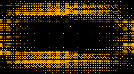 abstract dotted black and yellow background