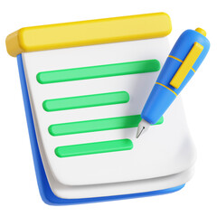 Paperwork 3D Icon
