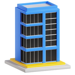 Office Building 3D Icon