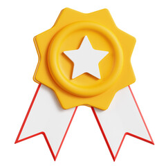 Star Badge 3D Icon