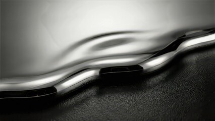 Close-Up Metallic Surface Detail Macro View Abstract