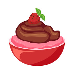 Chocolate Swirl Cupcake Bowl