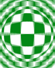 abstract background with green squares