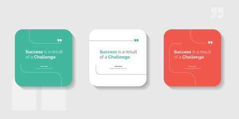 Fototapeta premium Creative Bubble testimonial banner, quote, infographic set. Social media post template designs for quotes. Empty speech bubbles, quote bubbles and text box