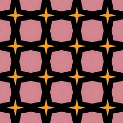 Seamless star pattern wallpaper texture design