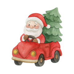 santa claus with gifts